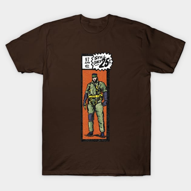 Comic book corner box - Snake fan art T-Shirt by MarkScicluna